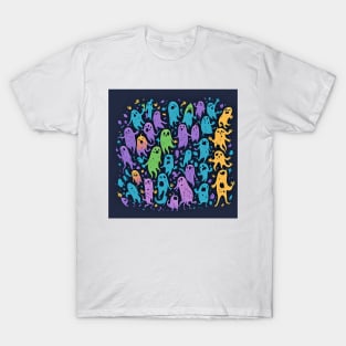 cute ghosts halloween T-Shirt